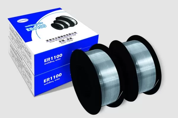 Corrosion resistant pure aluminum wire with good plasticity and for gas protective or argon arc welding.